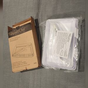 Pampered Chef Coating Trays and Tongs